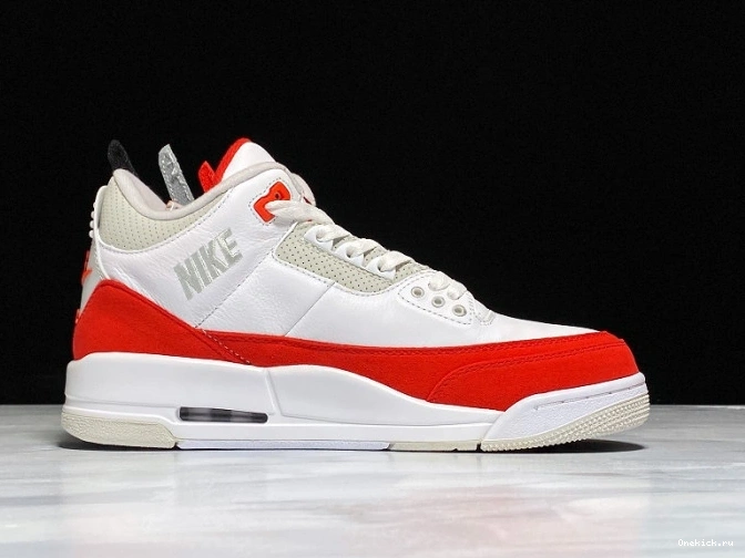 One Kick Air Jordan 3 Retro Tinker CJ0939-100 University Red White 0812